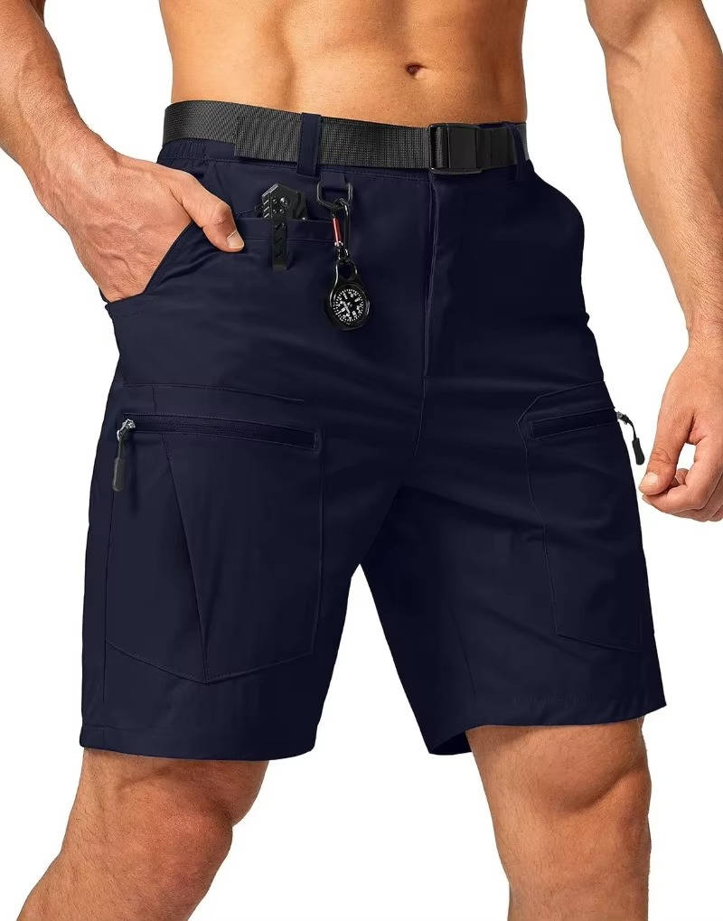Fleur Cargo Hiking Short, Water Resistant, Quick Dry, Lightweight, Breathable, Tactical Short with Belt