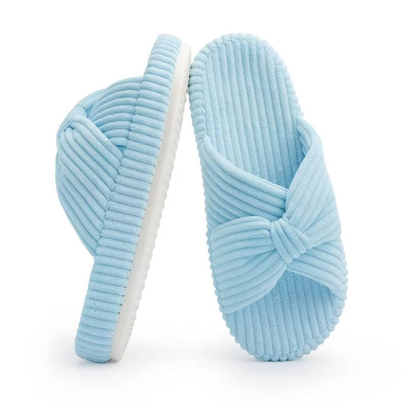 Nora Arch Support Slippers for Women for Plantar Fasciitis Relief, Ergonomic Cross Bow Bedroom slippers