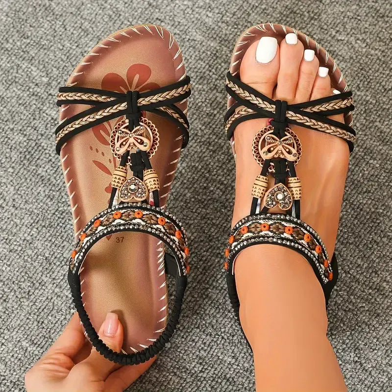 Wide Fit Arch Support Sandals | Orthopedic, Flower Design
