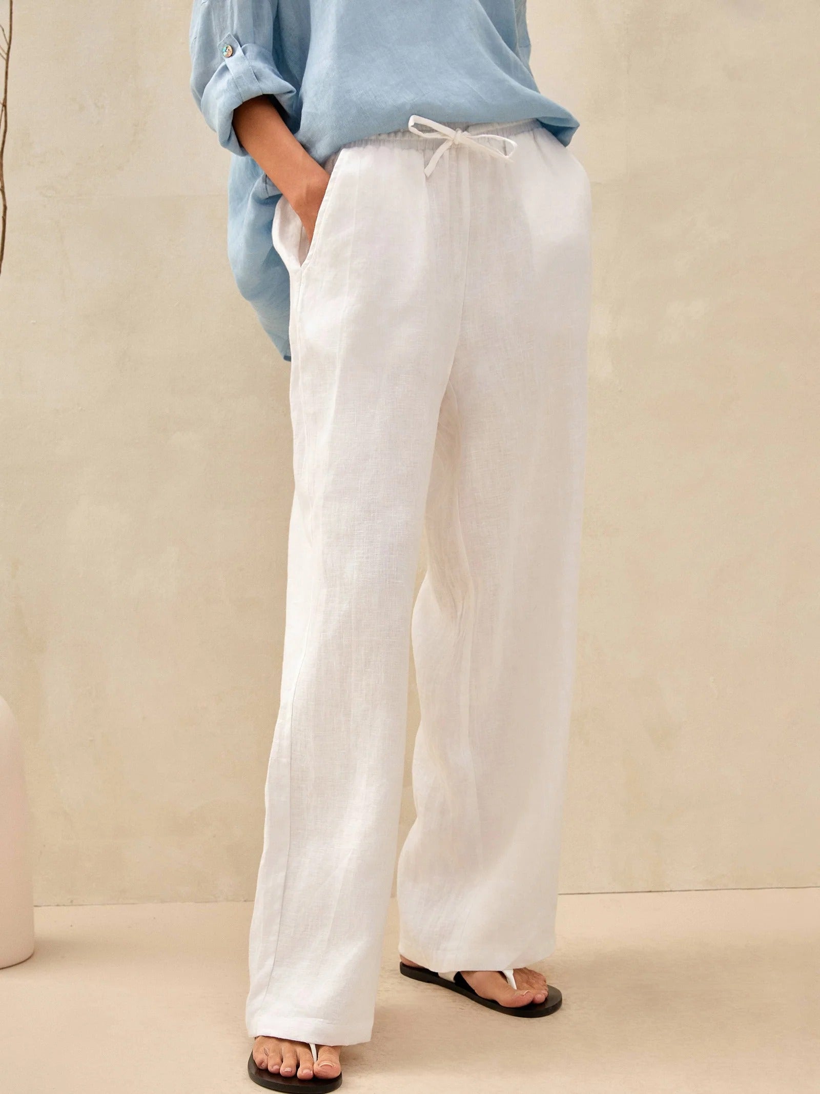 Opal 100% Linen Classic Pants