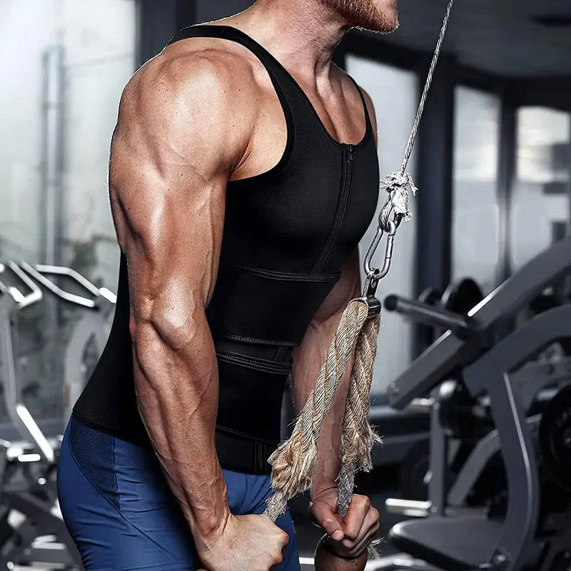 Orla Sauna Vest Waist Trainer Double Belt, Breathable Compression Tank Top for Sweat Workout Abdominal Body Shaping