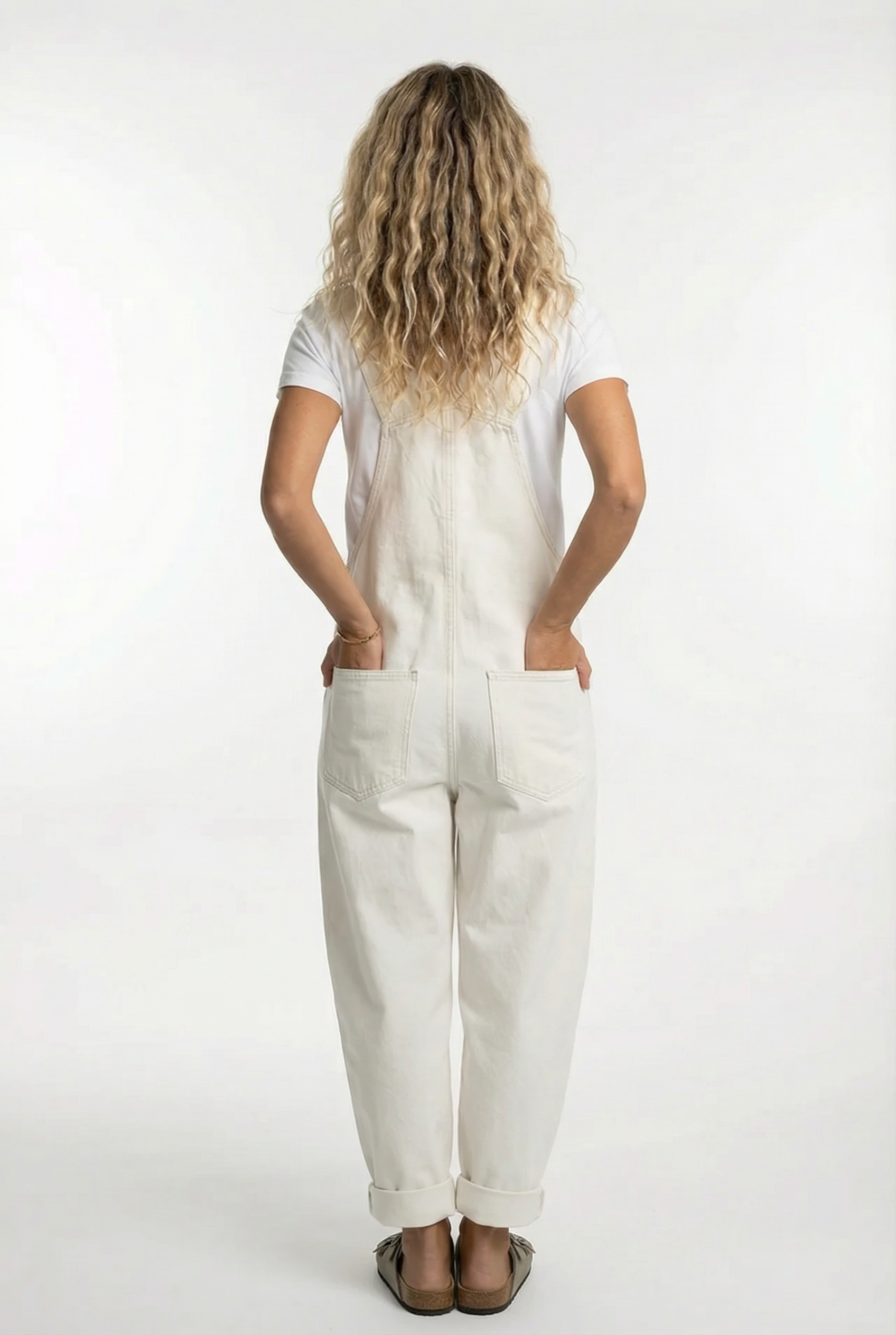 Talia - Versatile Adjustable Buckle Denim Overalls  -   - Random/recent best seller