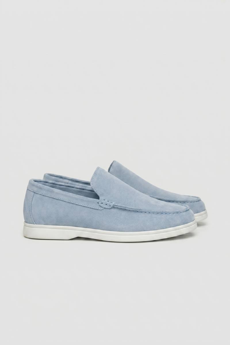Men's Slip-On Shoes | White Sole, No Laces | Comfort