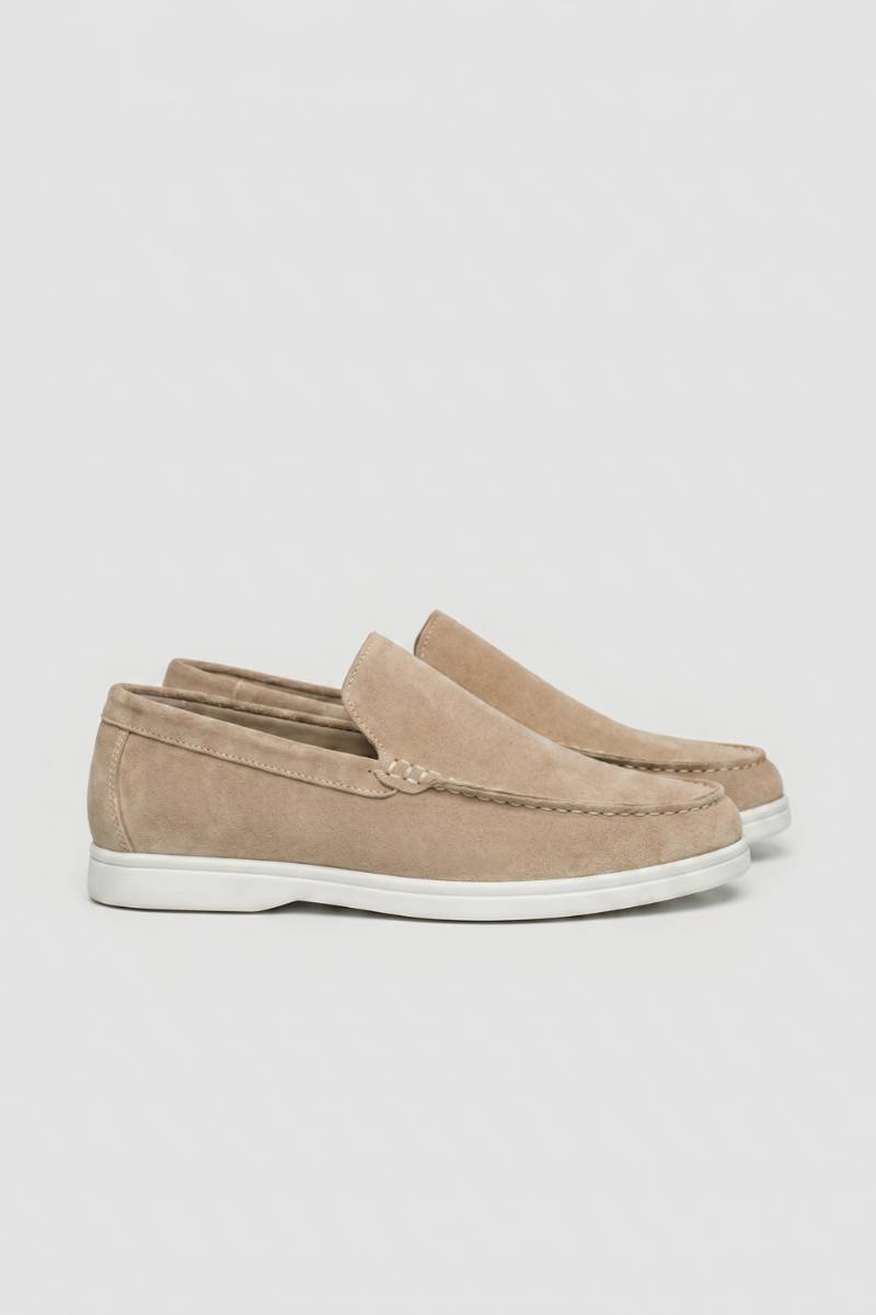 Men's Slip-On Shoes | White Sole, No Laces | Comfort