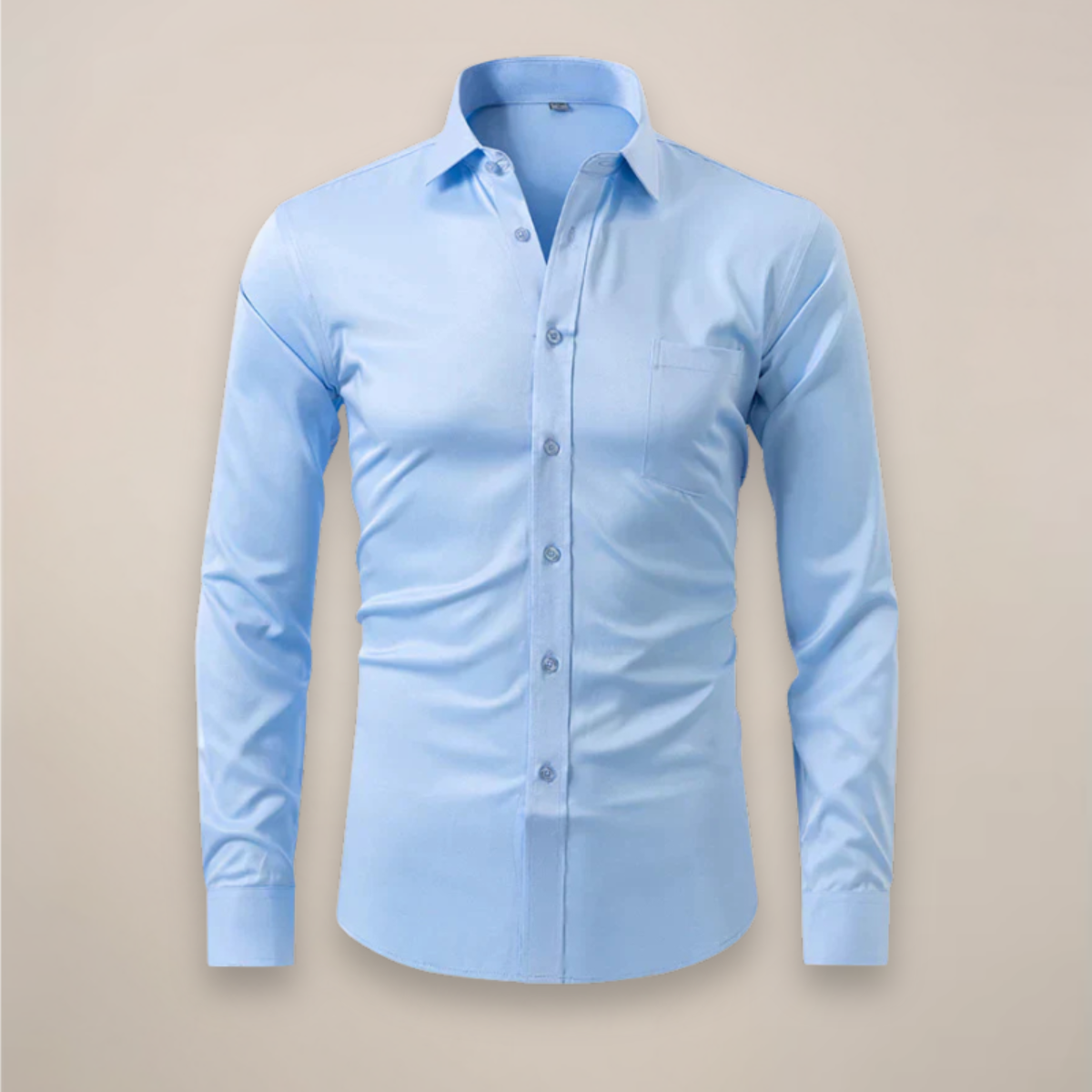 Men's Long Sleeve Shirt | Structured Fit, Wrinkle Free