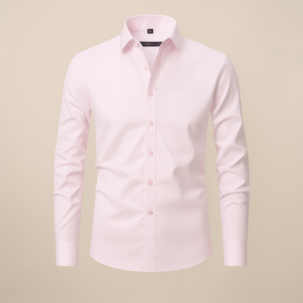 Men's Long Sleeve Shirt | Structured Fit, Wrinkle Free