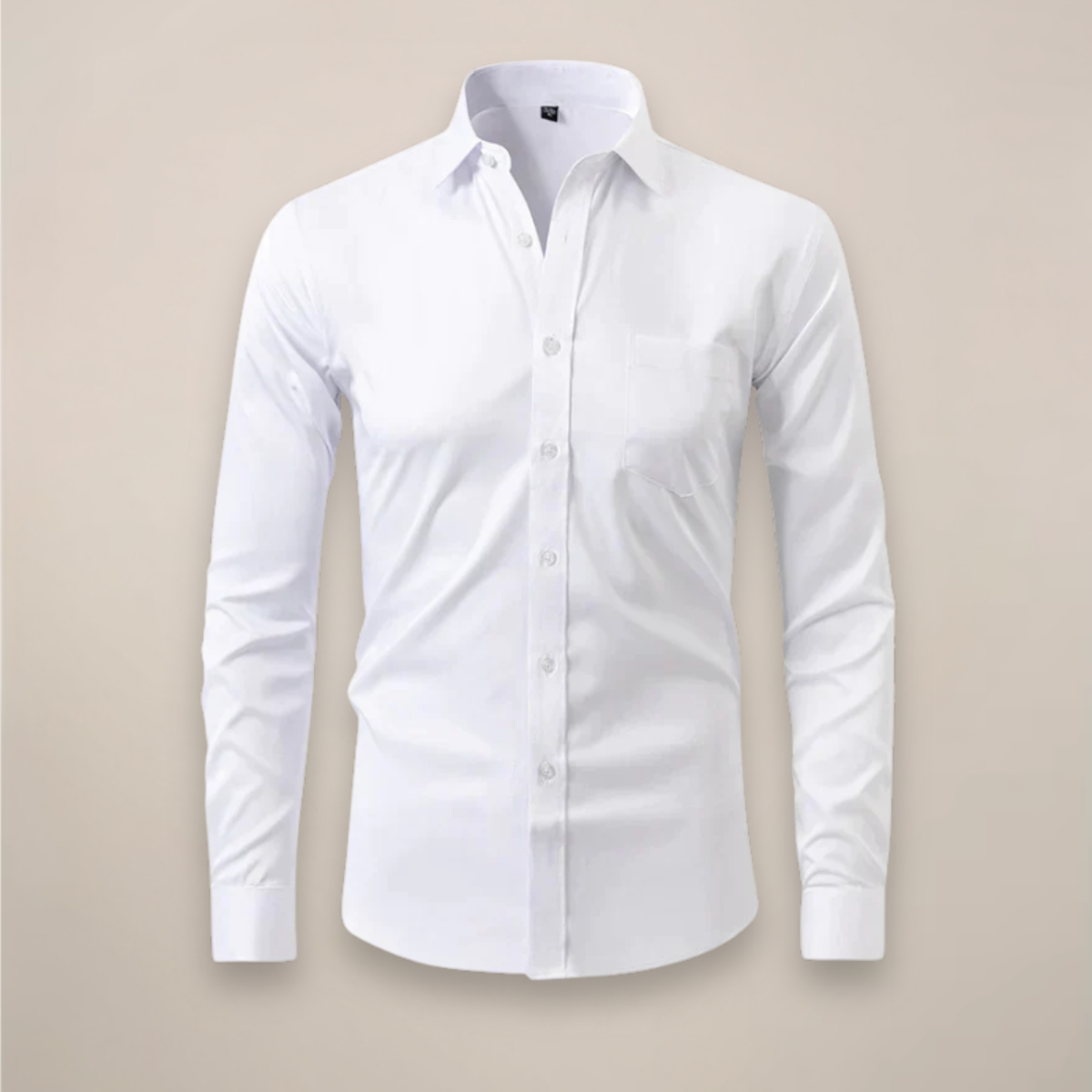 Men's Long Sleeve Shirt | Structured Fit, Wrinkle Free