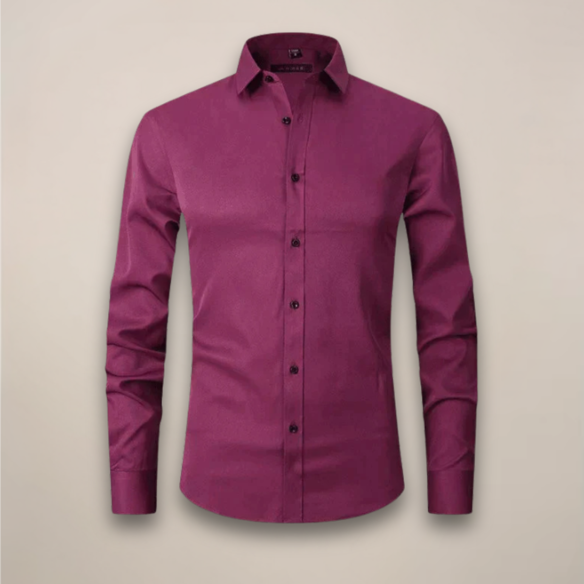 Men's Long Sleeve Shirt | Structured Fit, Wrinkle Free