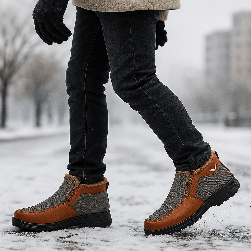 SnugFit Waterproof Insulated Winter Boots - Warm - Non-Slip