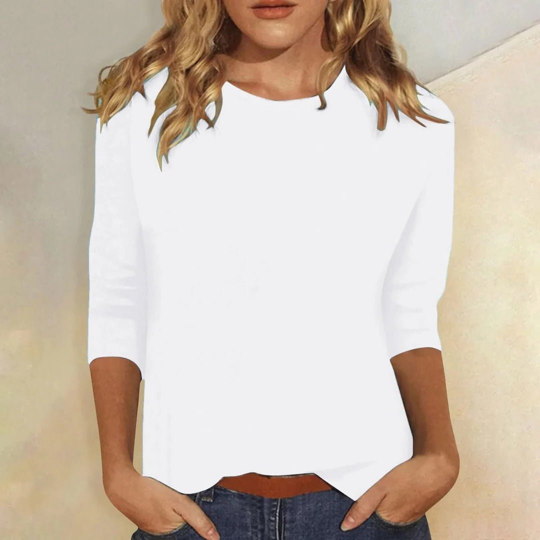 Halcyon | Women's Crew Neck 3/4 Sleeve Top Regular Fit
