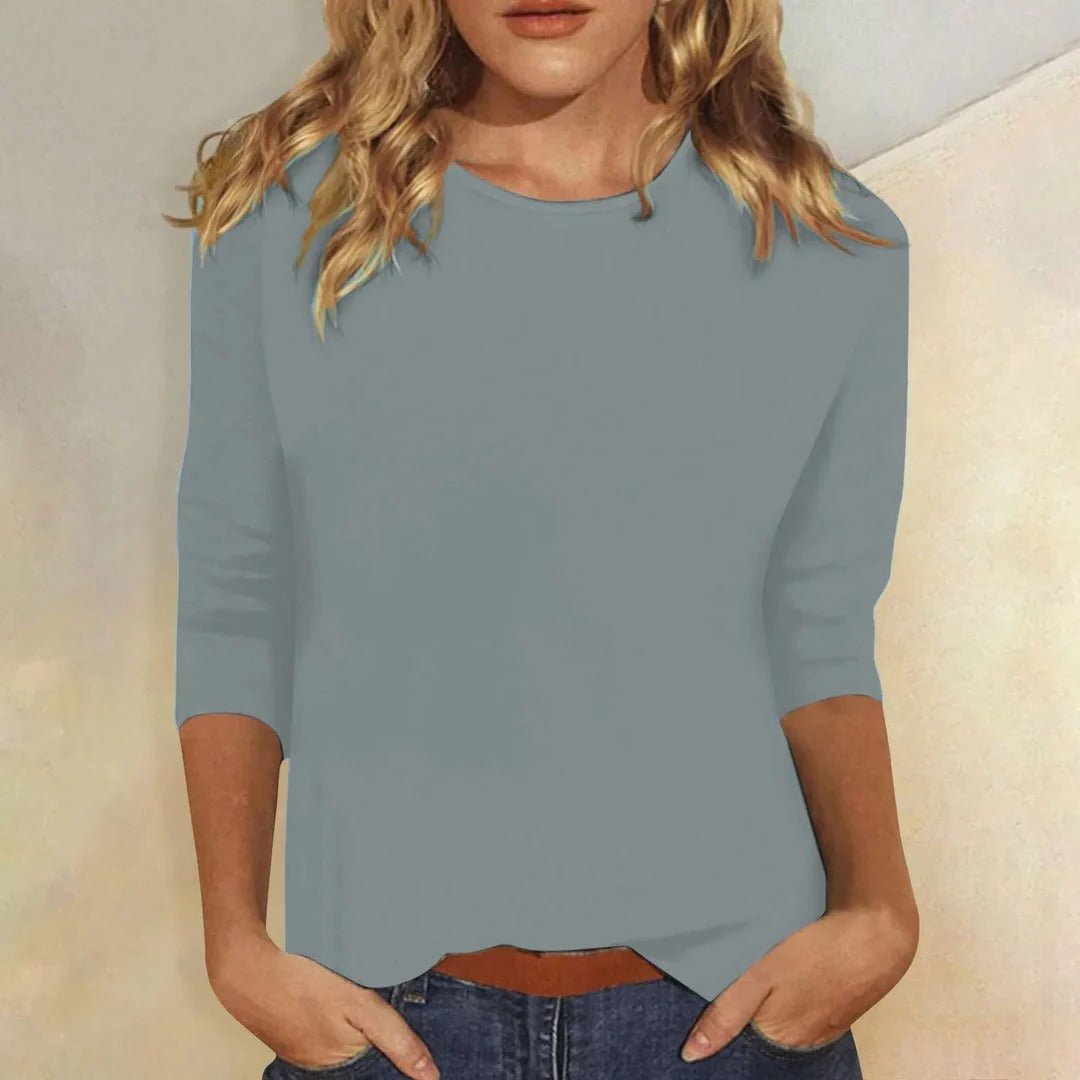 Halcyon | Women's Crew Neck 3/4 Sleeve Top Regular Fit