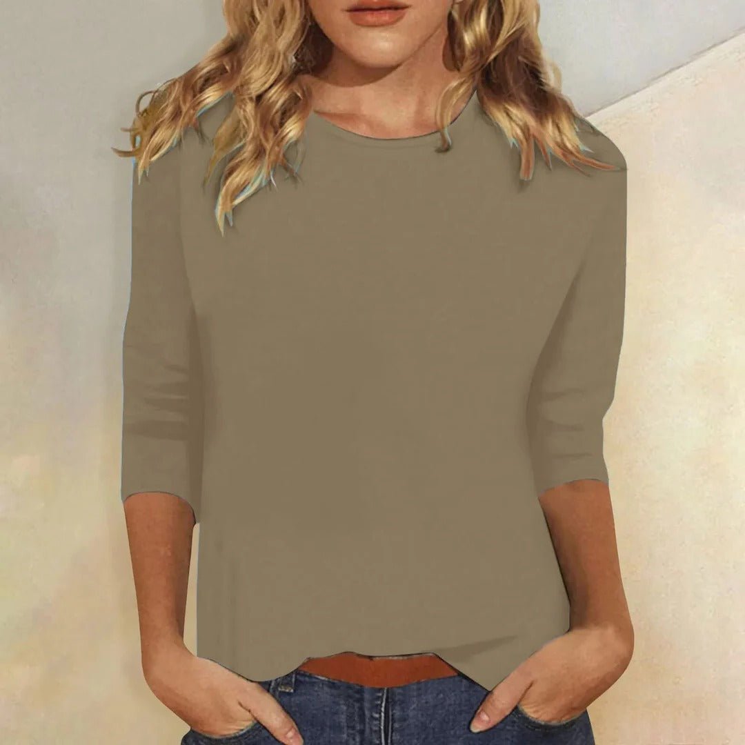 Halcyon | Women's Crew Neck 3/4 Sleeve Top Regular Fit