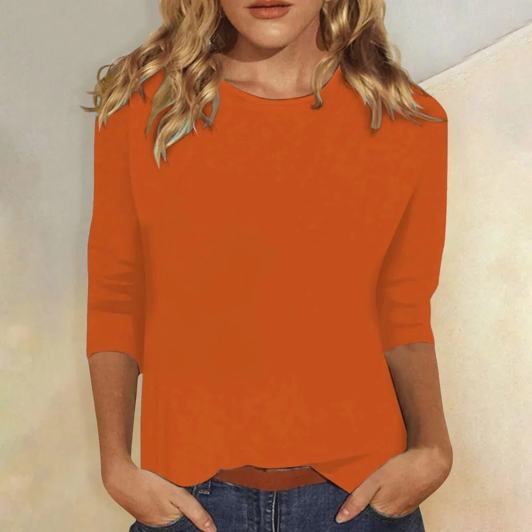 Halcyon | Women's Crew Neck 3/4 Sleeve Top Regular Fit